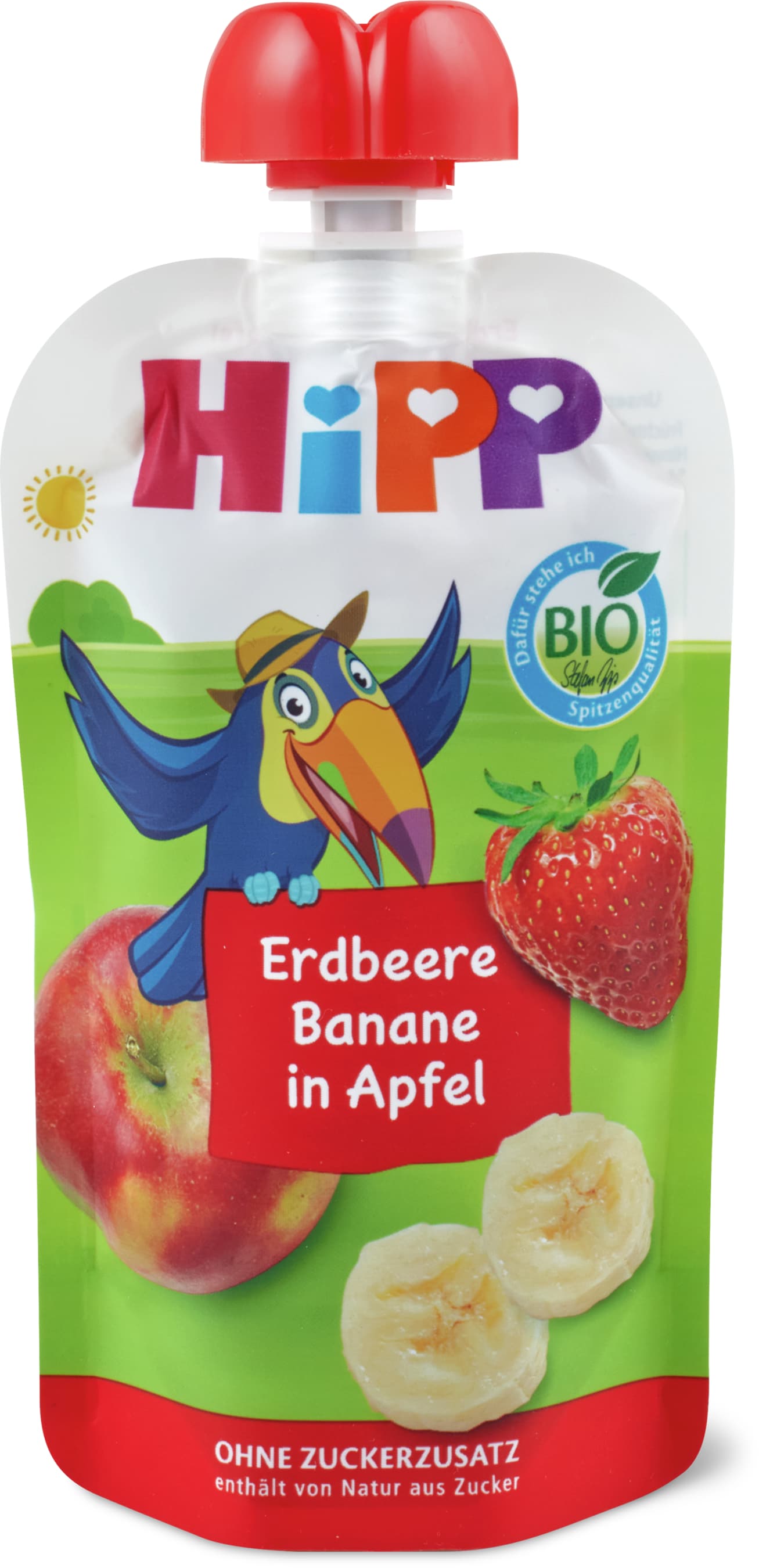 Hipp Bustina morbida fragola e banana in mela 100g